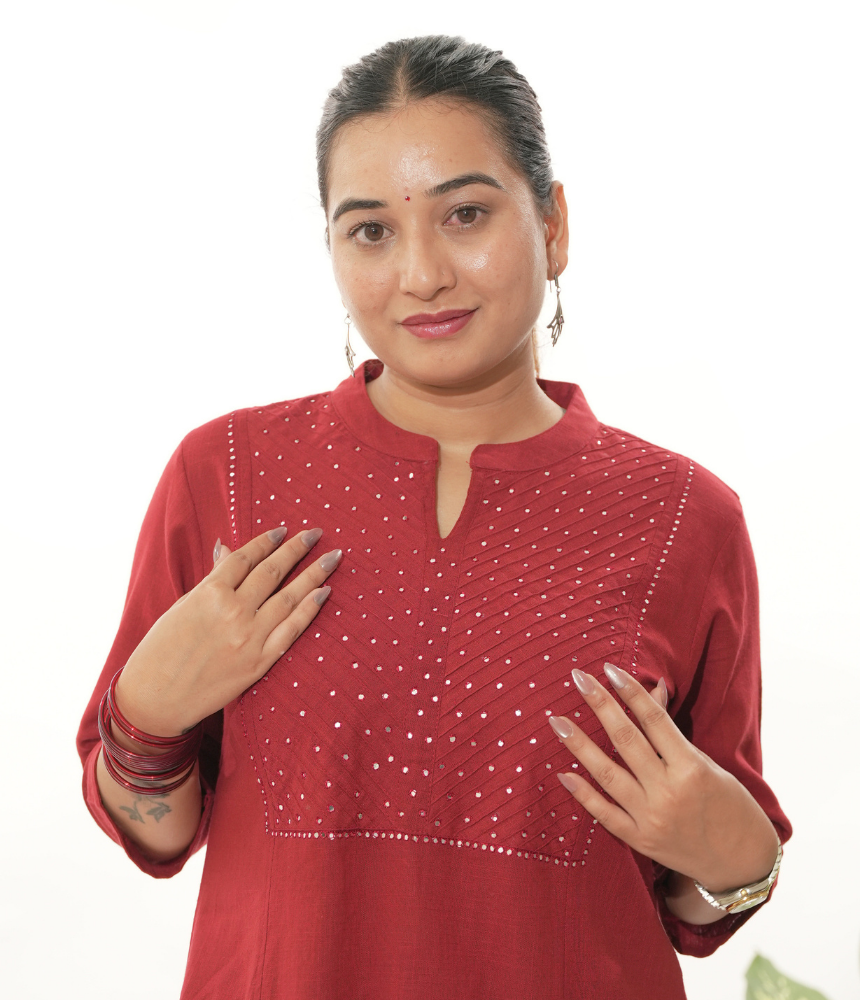 Śāradā Cotton Suit Set