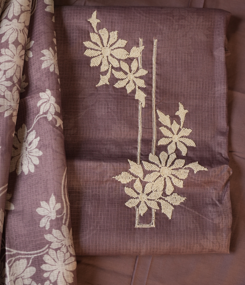 Bahar-e-Rang Unstitched Suit Set