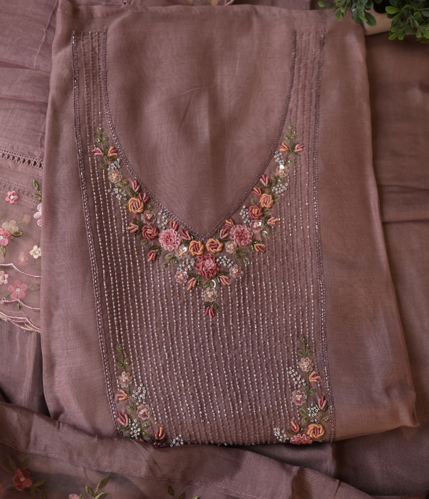 Sunehri Bagh Unstitched Suit Set