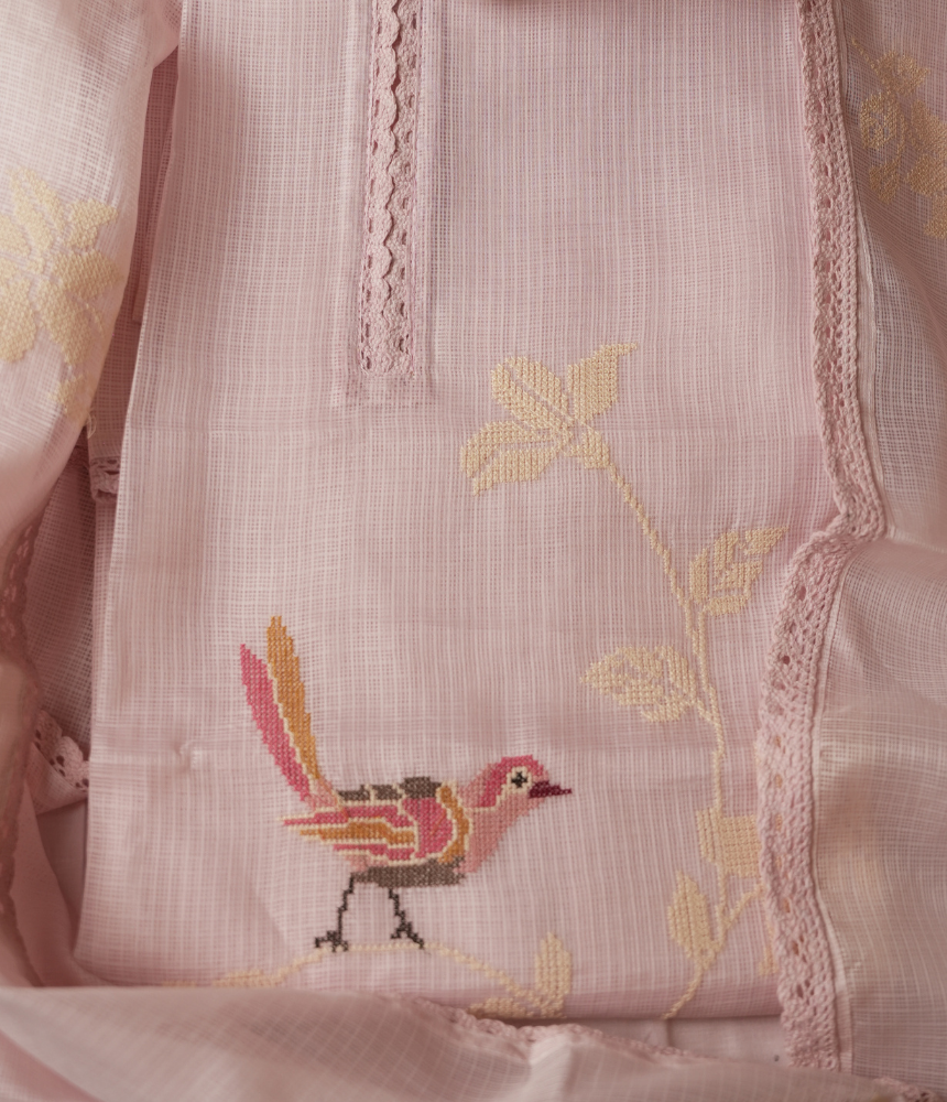 Kesarva  Unstitched Suit Set