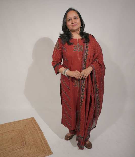 Gautami Cotton Complete Suit Set