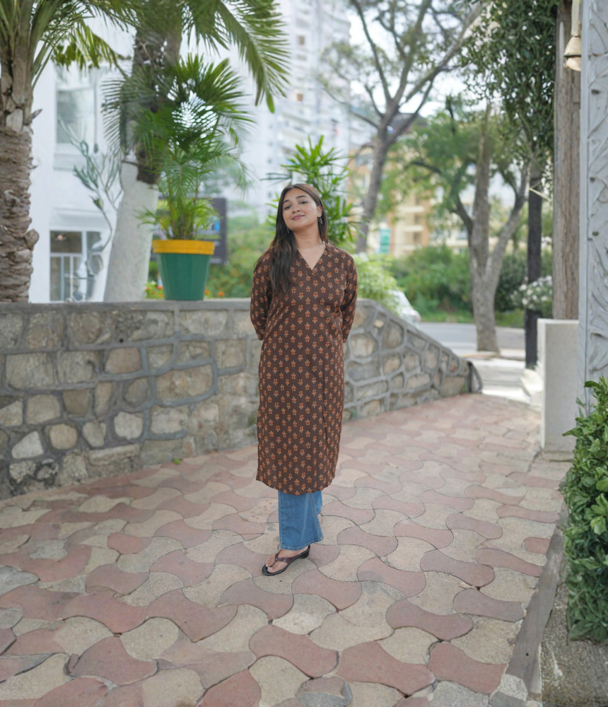 Pankhudi Cotton Kurta