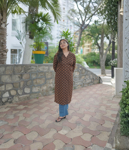 Pankhudi Cotton Kurta