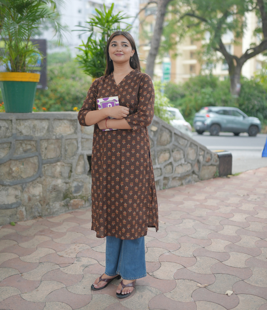 Pankhudi Cotton Kurta