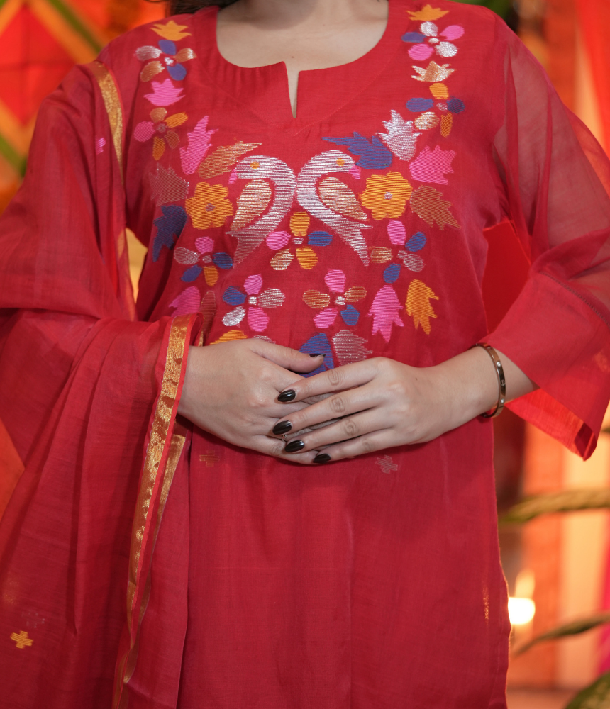 Kasturi Kurta Dupatta Set