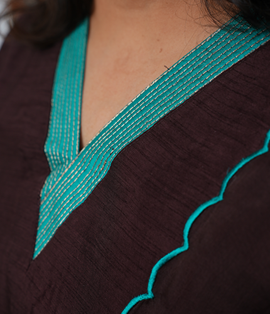 Ajna Cotton Silk Complete Suit Set