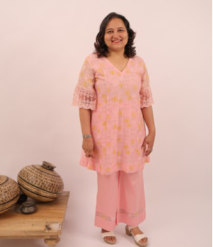 Lyra Mul Chanderi Co-ord Set