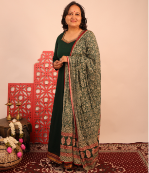 Bindu Handloom Cotton Complete Suit Set