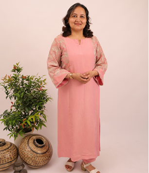 Pankaj Tissue Kurta Pant Set