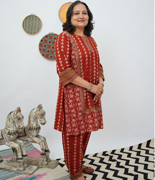 Lalita Cotton Kurta Herum Set