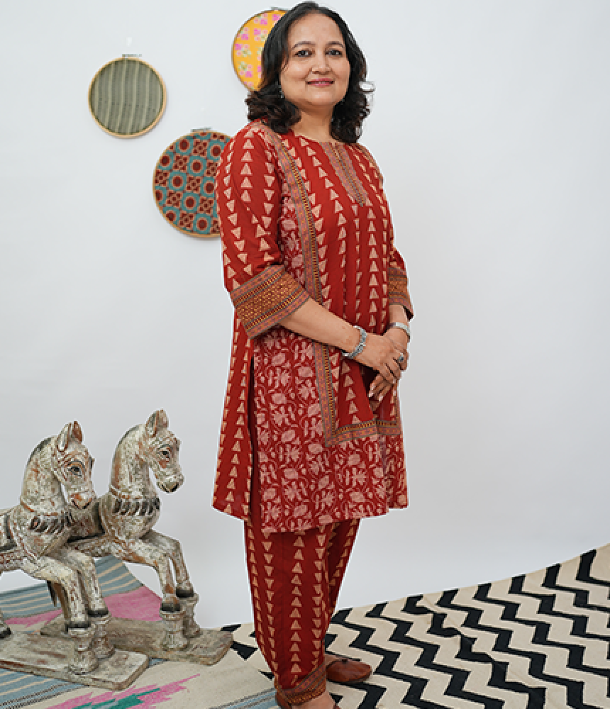 Lalita Cotton Kurta Herum Set