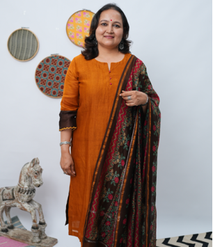 Ketaki Maheshwari Silk Complete Suit Set