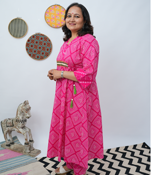 Kusuma Cotton Kurta Pant Set