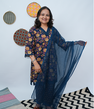 Raga Cotton Kurta Pant Set