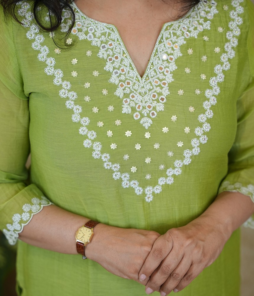 Shalina  Mul Chanderi Suit Set