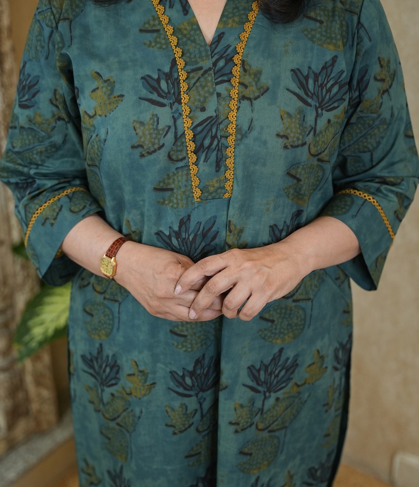 Hariit Cotton Kurta Pant Set