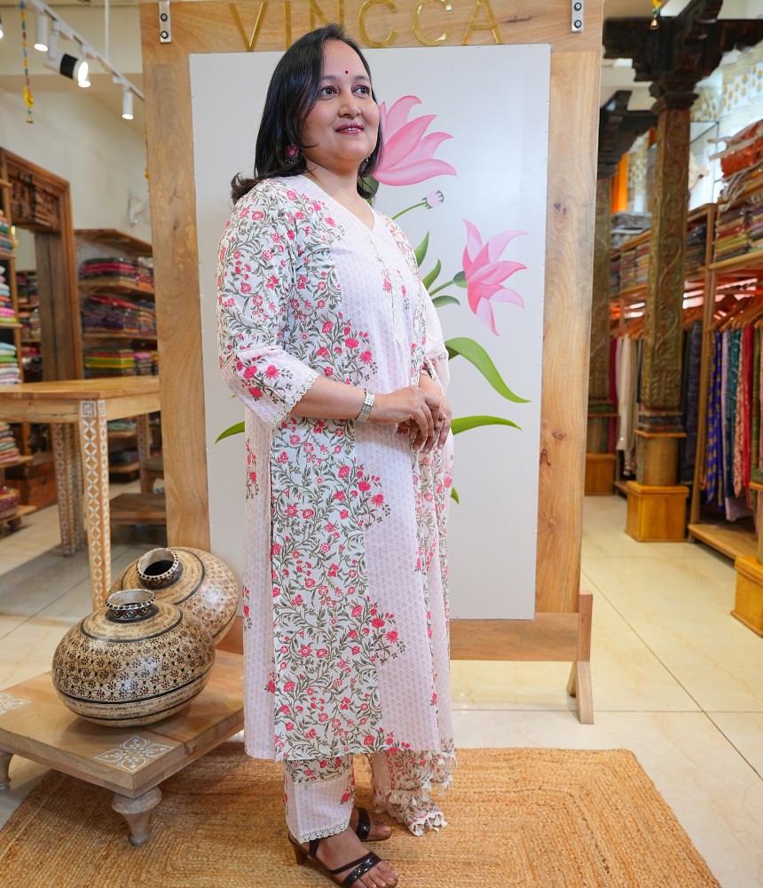 Hridya Cotton Complete Suit Set