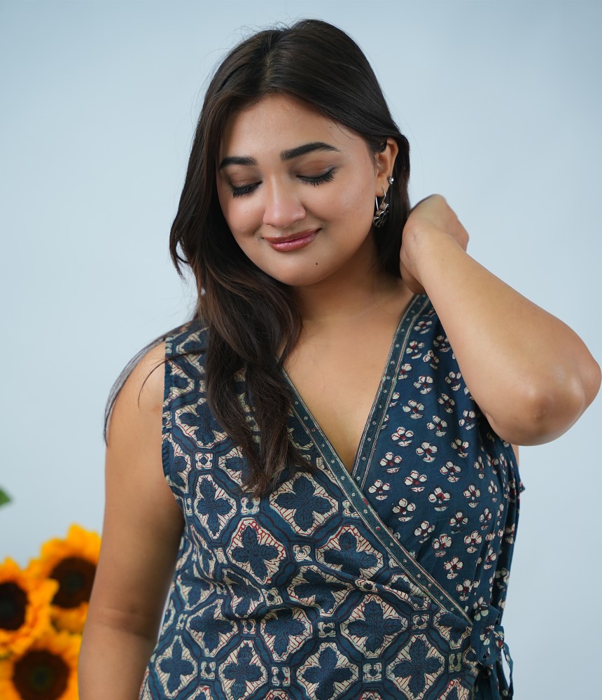 Royal Floral Cotton Kurta Bottom