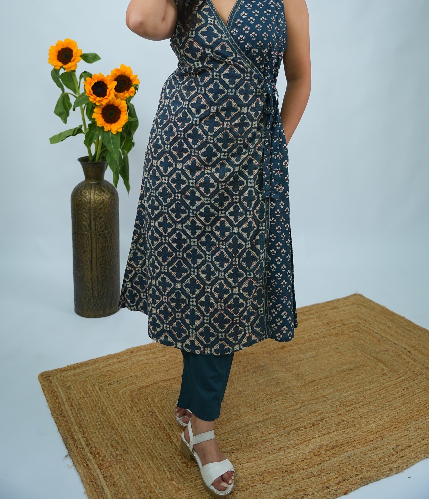 Royal Floral Cotton Kurta Bottom