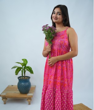 Blossom Garden Cotton Dress