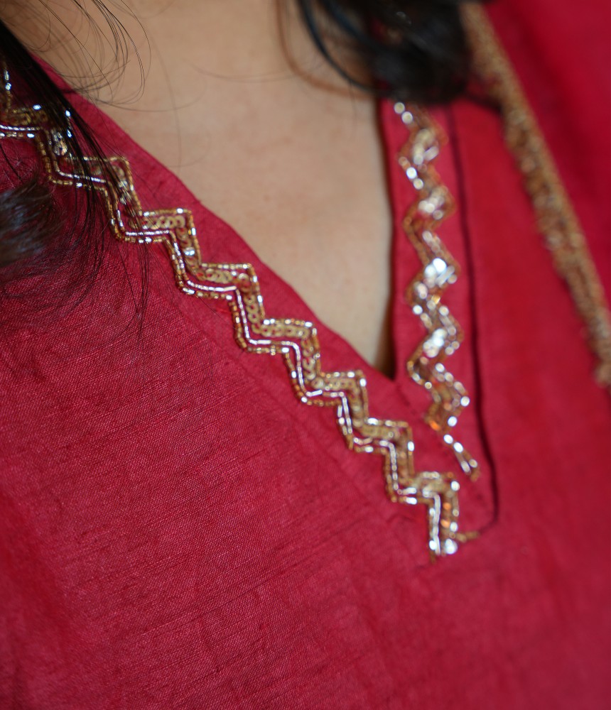 Anvitha Premium Linen Silk Suit Set