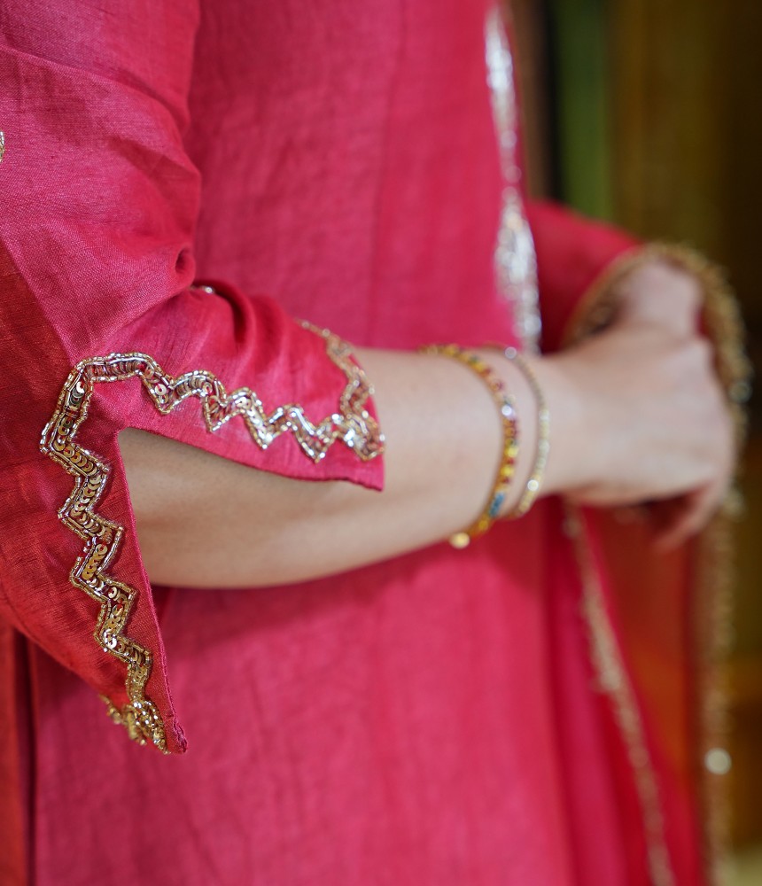 Anvitha Premium Linen Silk Suit Set