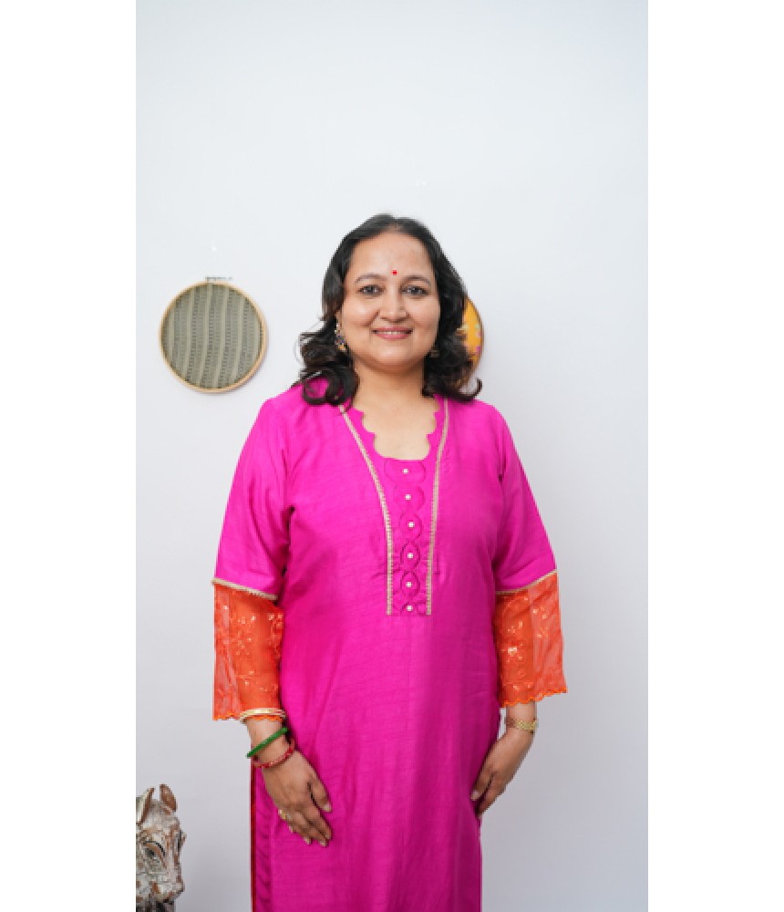 Svasti Cotton Silk Kurta Bottom Set