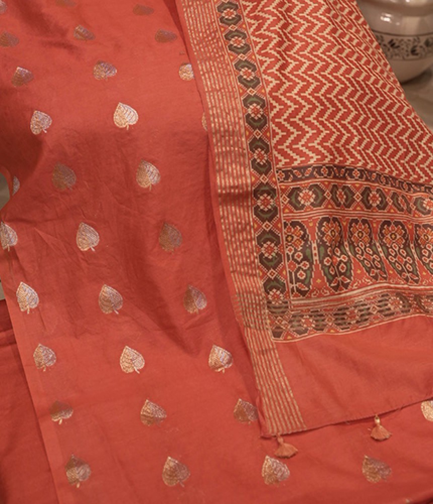 Rust Ember Heritage  Fabric