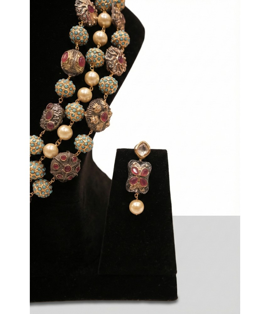 Yasmin Jadau Mala Set