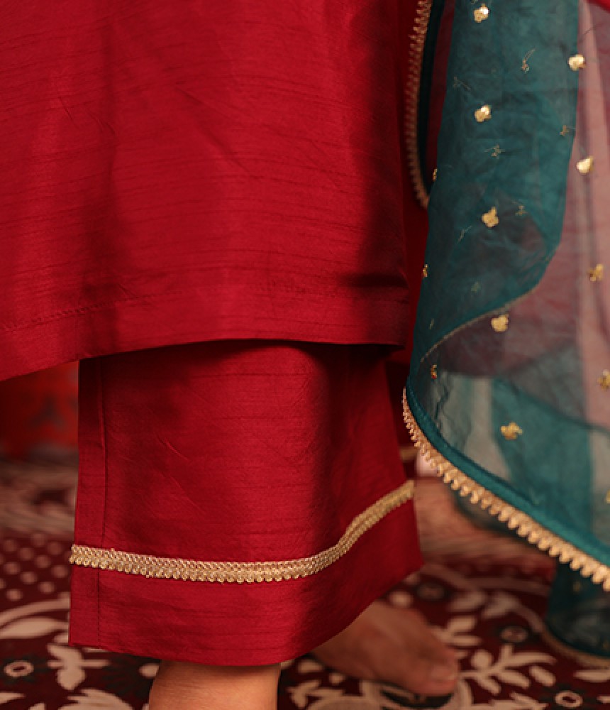 Chitrani Cotton Silk Complete Suit Set