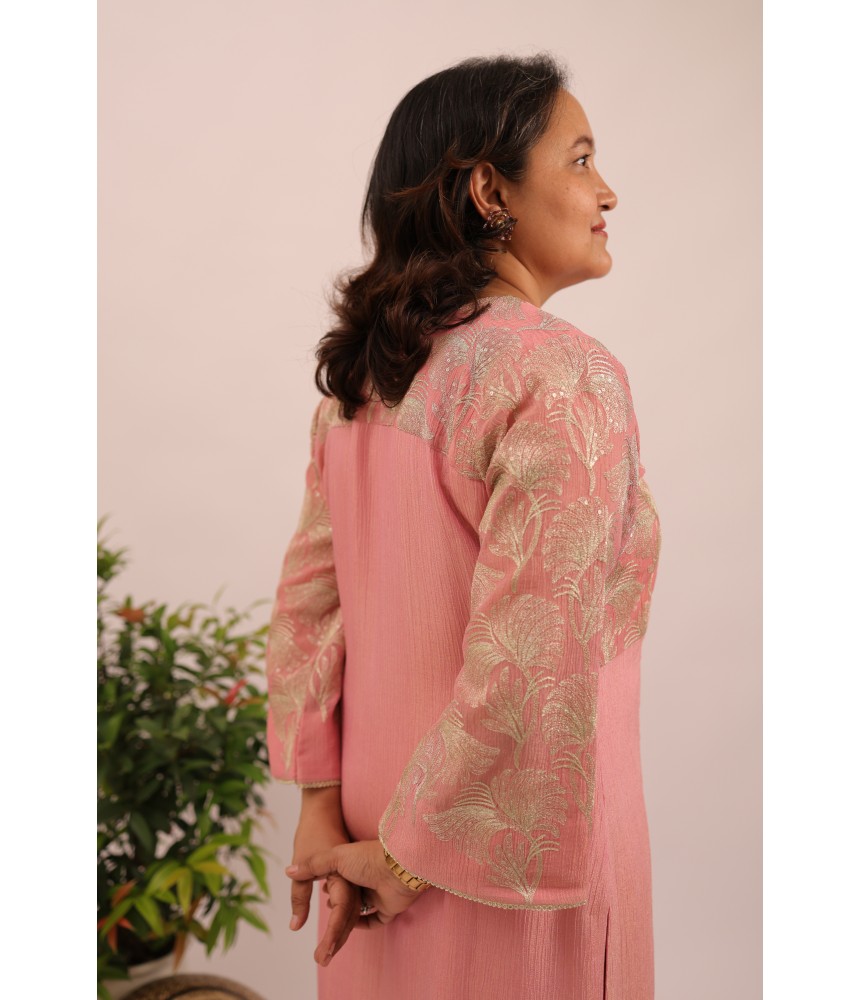 Pankaj Tissue Kurta Pant Set