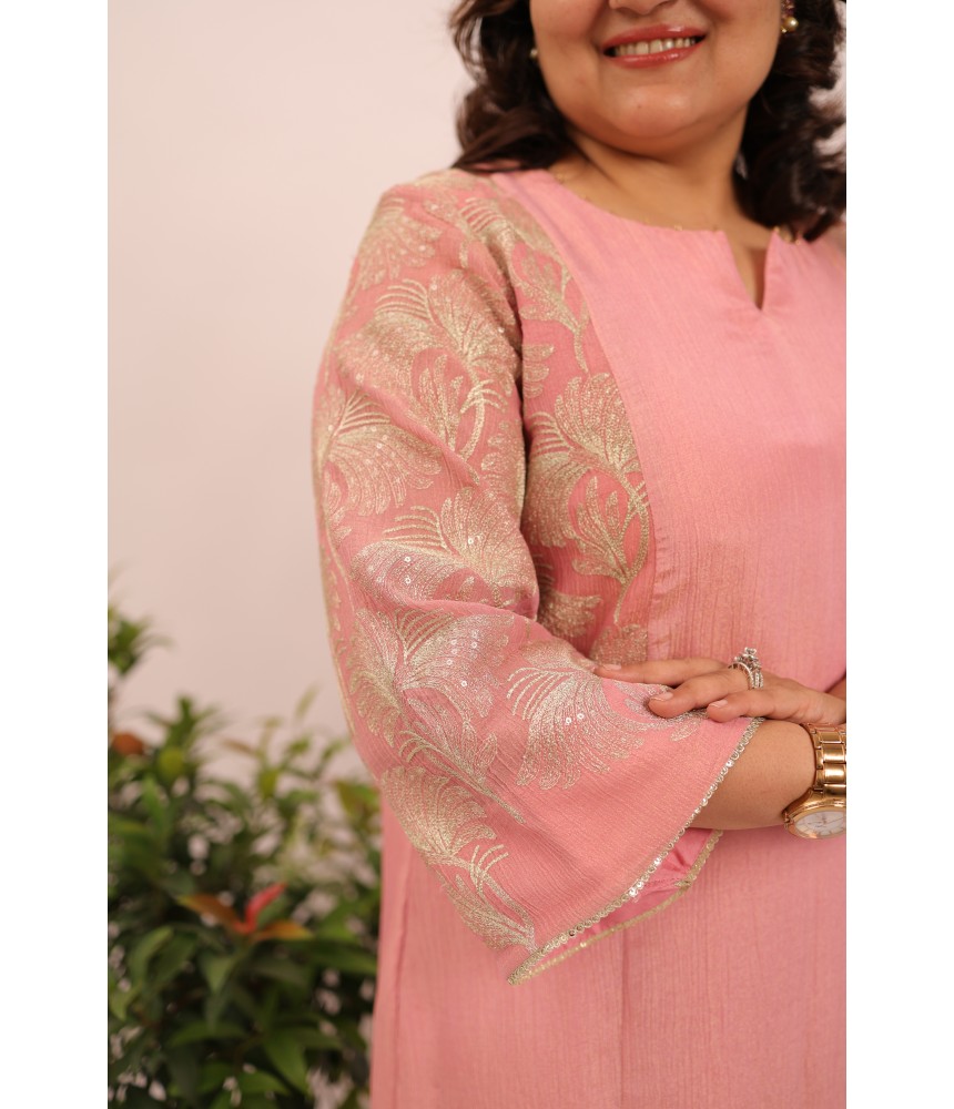 Pankaj Tissue Kurta Pant Set