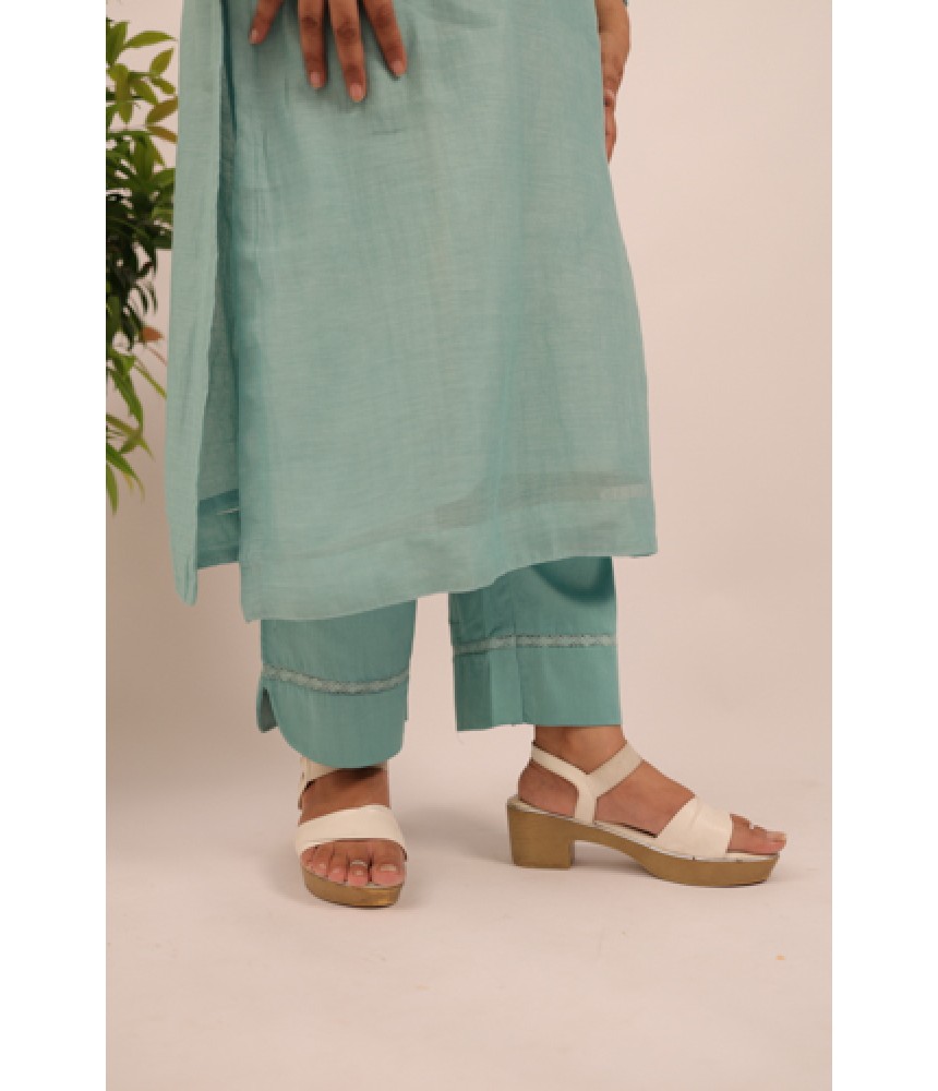 Prakriti MulChanderi Kurta Bottom Set