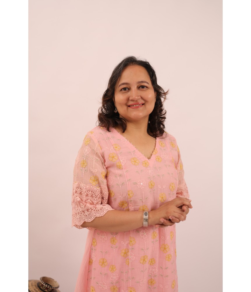 Lyra Mul Chanderi Co-ord Set