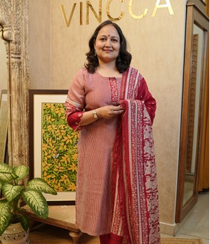 Gori Maheshwari Silk Suit Set