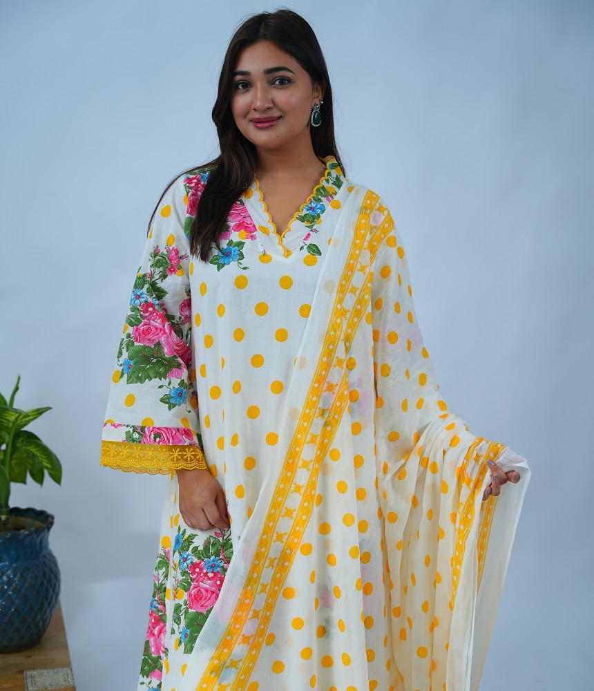 Phullita Pushpa Cotton Complete Suit Set