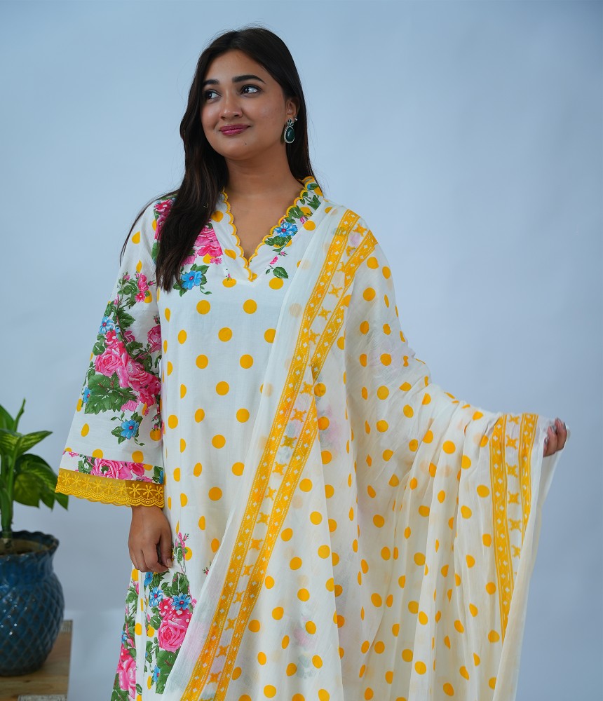 Phullita Pushpa Cotton Complete Suit Set