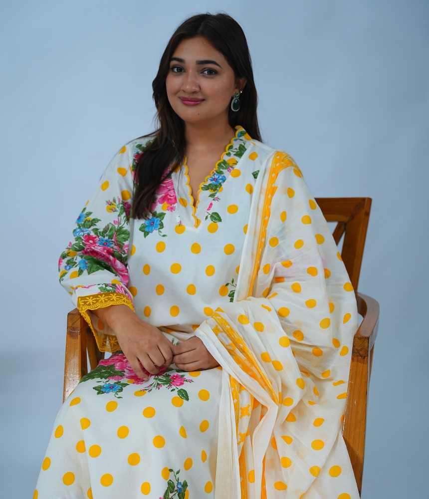 Phullita Pushpa Cotton Complete Suit Set
