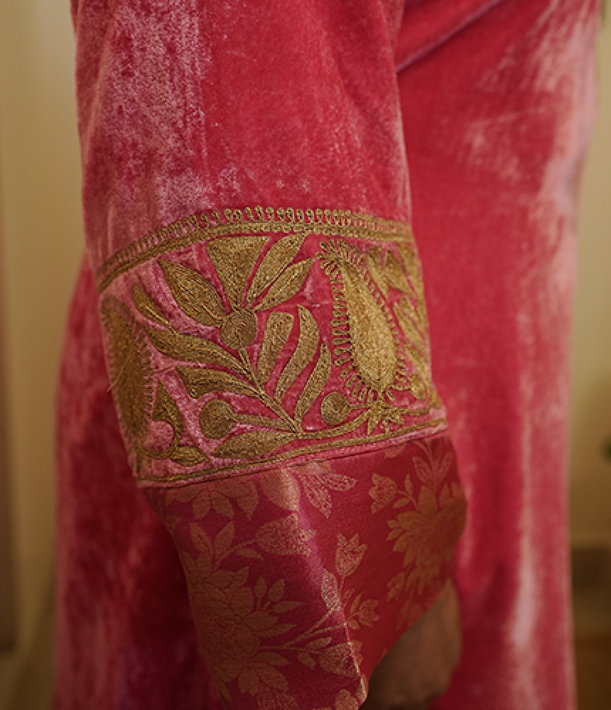 Prerna Velvet Kurta Bottom Set