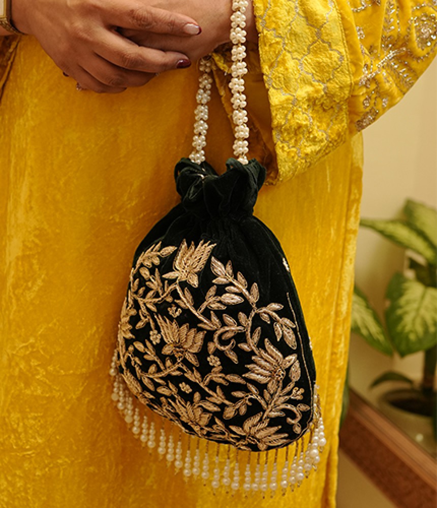 Punya Silk Valvet Kurta Bottom Set