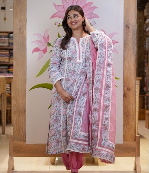 Yashvi Cotton Complete Suit Set